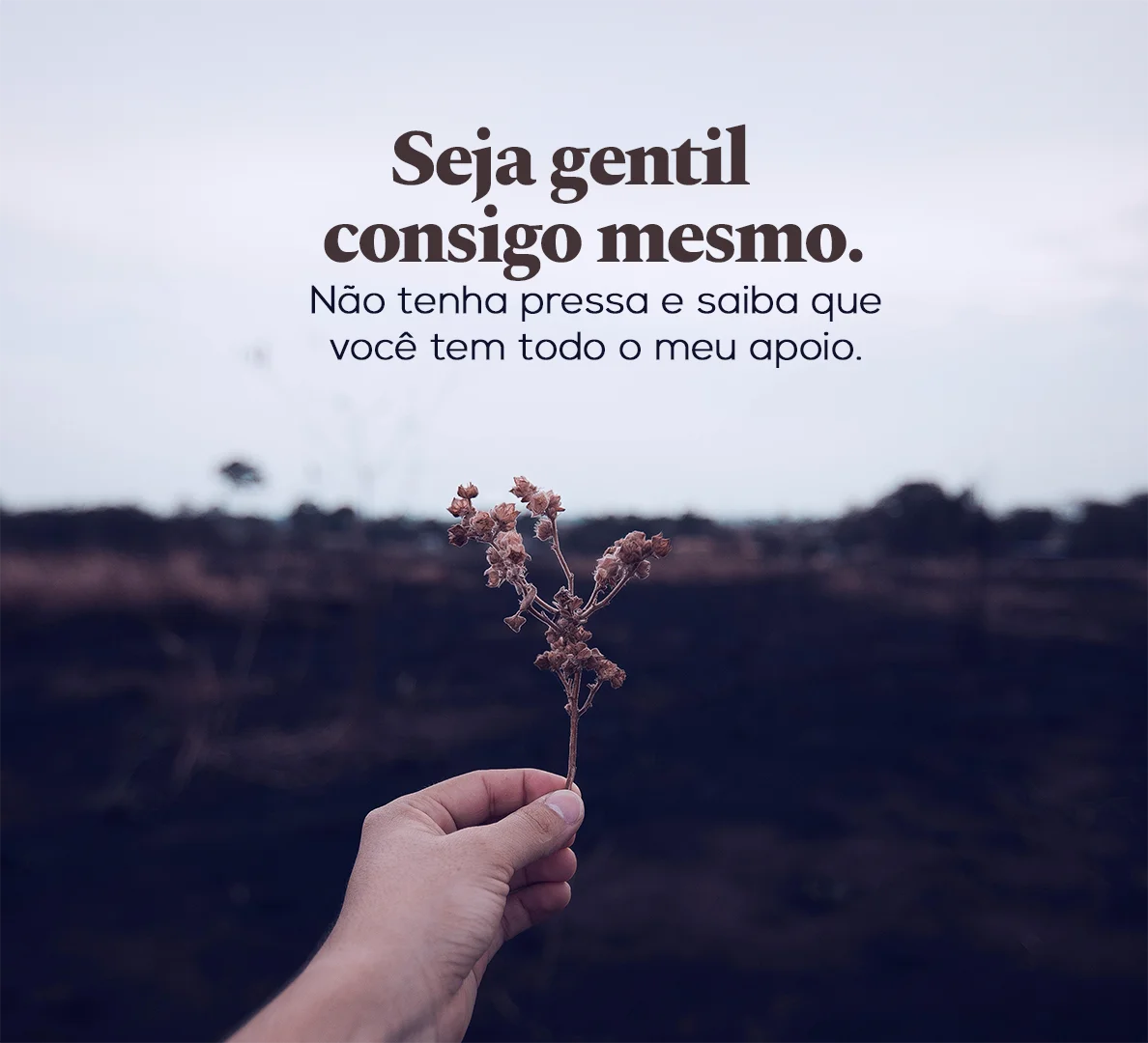 Seja gentil consigo mesmo