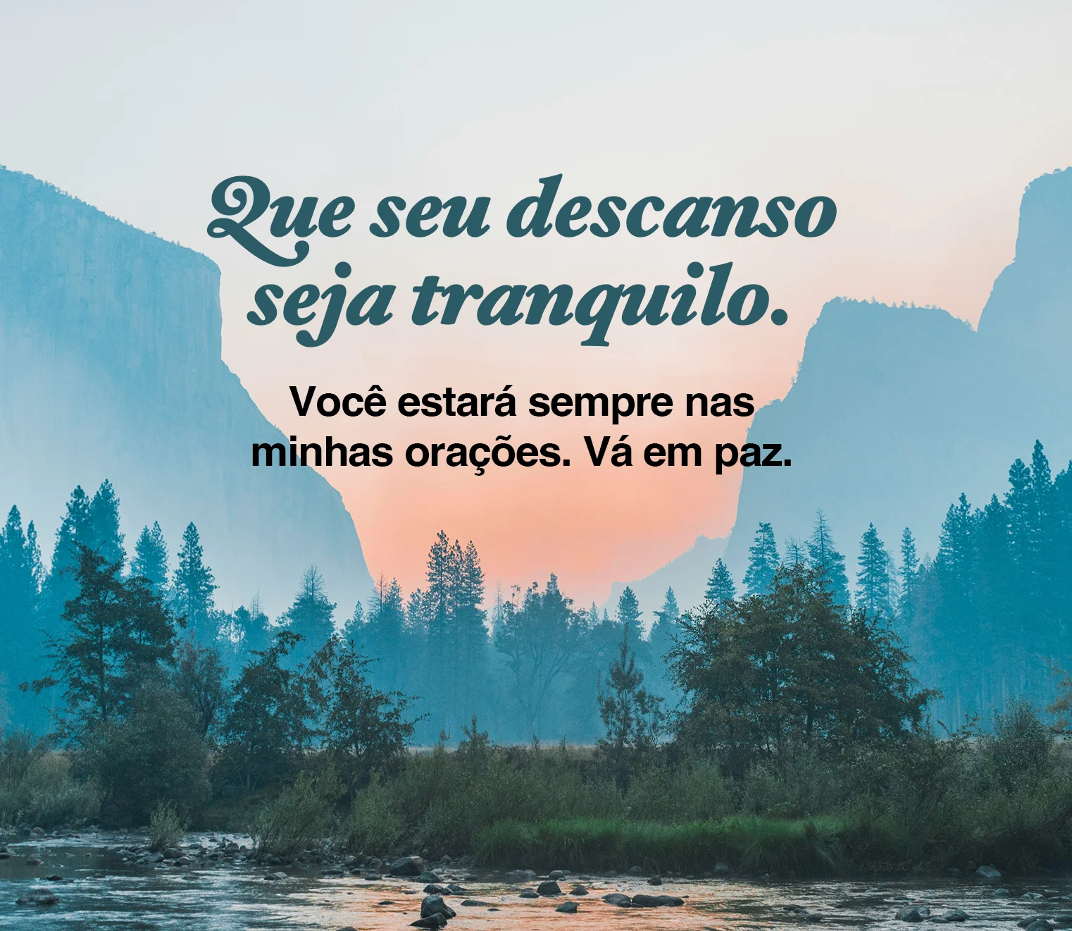 Que Seu Descanso Seja Tranquilo