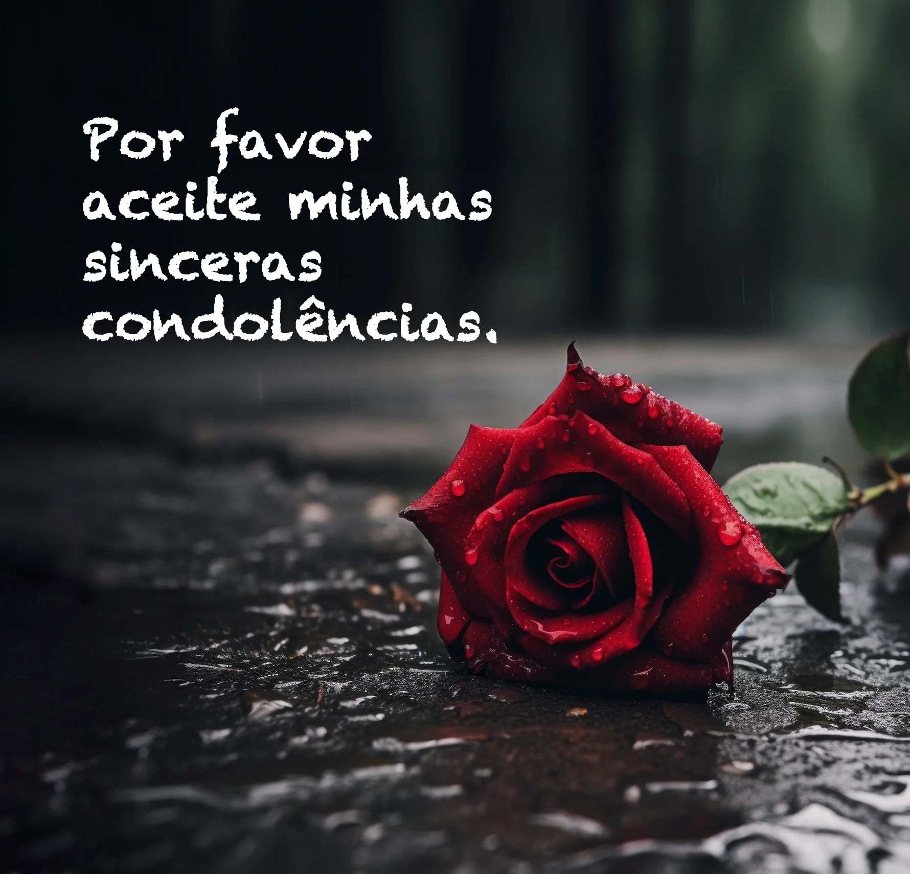 Por Favor, Aceite Minhas Sinceras Condolências