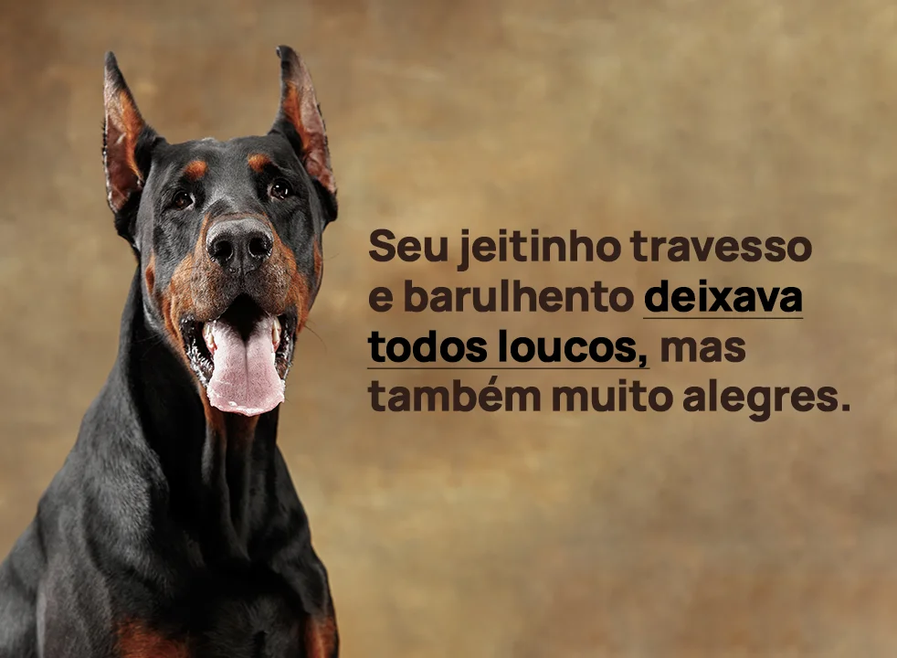Seu jeitinho travesso e barulhento deixava todos loucos