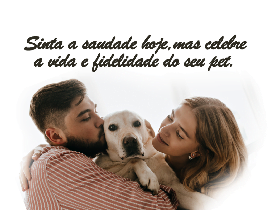 Sinta a saudade hoje, mas celebre a vida e fidelidade do seu pet